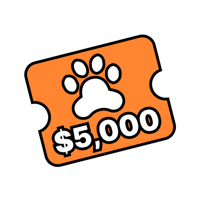 $5000 Veterinary Voucher